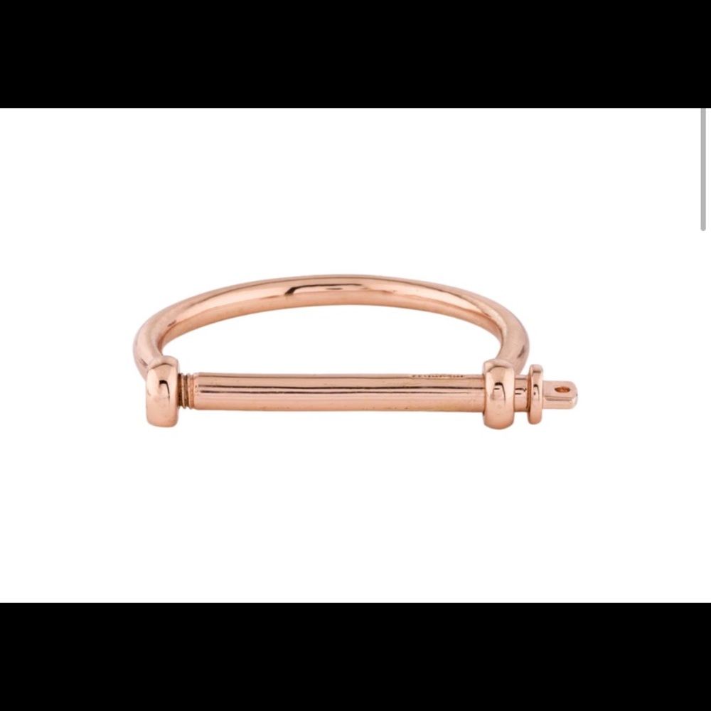 Miansai screw cuff rose gold unisex